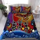 Aboriginal Eagle Doona/Duvet Cover Animal Bedding Set Queen Double Home Decor