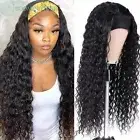 Long Curly Headband Wigs 28inches Water Wave Kinky Curly Wavy Hair Black Women