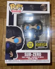 Funko Pop! Movies 1057 Sub-Zero GITD Entertainment Earth Exclusive Mortal Kombat