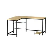 Artiss L-Shaped Computer Desk Oak