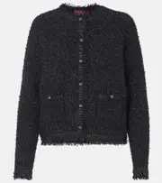 [Gucci] Gucci Lamé jacket AU 18 black