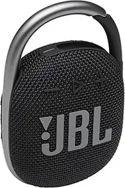 JBL Clip 4: Portable Speaker with Bluetooth, Built-in Battery, Waterproof and Dustproof Feature - Black (JBLCLIP4BLKAM)
