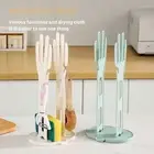 Vertical Glove Stand Leak Prevention Organizer Kitchen Dish Towel Holder