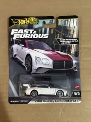 Hot Wheels 2018 Bentley Continental GT3 - HW Premium Fast & Furious (2024) 4/5