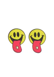 [Neva Nude] Smiley Face Glitter Tab Pasties
