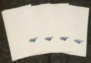 Amtrak Train Dinner Napkins Set of 4 Locomotive Railroad