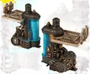 Thermic Plasma Regulator x 2-Sector Mechanicus Terrain-Imperialis-Warhammer 40k