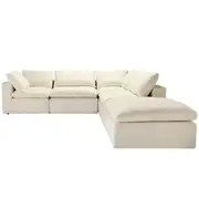 [James Lane] Cloud Duxton Bone Modular Sofa - 5 Piece