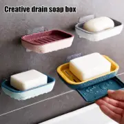 Self Adhesive Soap Rack No Drilling Wall Mounted Soap Sponge Holder Dish