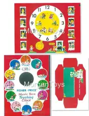 FISHER-PRICE REPLACEMENT LITHOS for #998 Music Box Grandfather Teaching Clock
