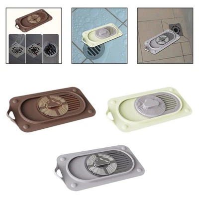 Shower Drain Cover, Sliding Switch Reusable Seal Plug Portable Silicone Floor