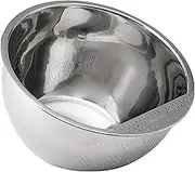 Helen's Asian Kitchen Professional Rice Washing Bowl – Stainless Steel Rice Rinser Strainer with Side Drainer, 3-Quart Capacity. Ideal for Quinoa, Rice, Grains, Legumes, Vegetables. Kitchen Essential