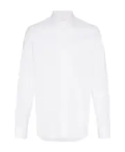 Prada Long Sleeved Buttoned Shirt SHIRTS CM42,SHIRTS CM43,SHIRTS CM40,SHIRTS CM41,SHIRTS CM39,SHIRTS CM38,SHIRTS CM44,SHIRTS CM45 white