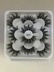 5 Pairs 5D False Eyelashes Long Thick Fluffy Natural Soft Fake Eye Lashes Set