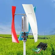 HENGJINGTR 12000W 12V Wind Turbine Kit, 3-Blade Wind Power Generator with MPPT Controller, Adjustable Windward Direction & 2.5m/s Start Wind Speed, Suitable for Home, Farm, RVs, Boats