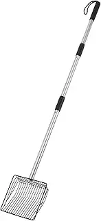 Chicken Pooper Scooper, Chicken Litter Shovel, Litter Sifting Shovel, Adjustable Chicken Poop Scooper, Metal Scooper for Chick Pet Cat Dog