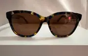 Ernest Hemingway H4732 Lady Polarized Sunglasses Blue Tortoise Brown&Orange 56mm