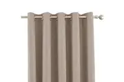 Riva Home Eclipse Blackout Eyelet Curtains (Natural) (66 x 54in (168 x 137cm))