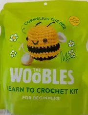 The Woobles Cornelius The Bee Learn To Crochet Kit For Beginners