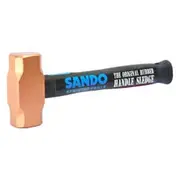 SANDO Copper Face Sledge Hammer 4lb with Unbreakable Handle SDSLDG/4-12C