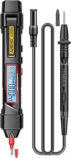 FUNFANG A3006 Pen Type Digital Multimeter 4000 Count AC/DC Voltage Tester Zero Fire Line Detector Resistance Capacitance and Diode Testing Electric Tools Standard Configuration