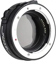 Ef-Eosr Pro Lens Adapter Auto Focus Camera Mount Ring with Nd Filter Electronic Aperture Control Compatible with Ef/Ef-S Lens to Eos Rp/R5/R6/R3/C70/R5C/R7/R10/R8/R50 Black