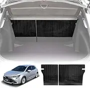 X-CAR Back Seat Protector for Toyota Corolla Hatchback 2018-2025 All Weather Heavy Duty Car Seat Kick Mats Cover
