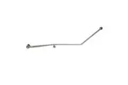Dolphy 30o Flush Mount Wrap Around Grab Rail Modular Stainless Steel 1100x900x700mm LH - Silver