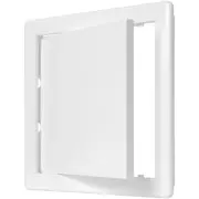8" x 8" White Access Panel. Service Shaft Door Panel. Plastic 8x8 Inch