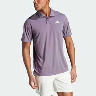 Adidas Club 3str Polo [IJ4873] 男 POLO衫 短袖 上衣 運動 網球 訓練 亞洲版 暗紫