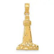 14K Yellow Gold Cape May Lighthouse Charm