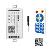 Aclorol Bluetooth LED Controller WS2812B WS2811 Controller Music Sync with 4-...