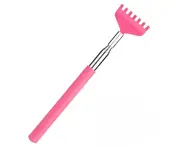 Back scratcher Extendable metal claw telescoping backscratcher massager extend Pink