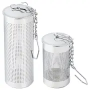 2 Pcs Tea Ball Strainers for Loose Fine Mesh Flask Infusers