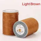 1Roll 150D Leather Flat Waxed Thread Polyester Stiching Cord Sewing Craft 0.8mm