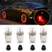 Red LED Wheel Tyre Tire Air Valve Stem Strobe Cap Light For Mazda 3 6 MX-5 Miata (for: Mazda)