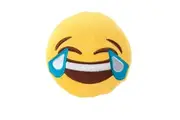 Emoji Bahaha Large Soft Plush Dog Toy (FuzzYard)