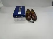 JOHNSTON MURPHY STANZA II MENS 9 1/2 LOAFER SADDLE TAN 59-12200