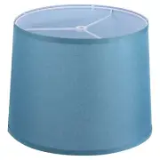 Drum Lamp Shades Linen Round Lamp Shade Lampshade Blue 11.6 inch