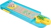 Generic 1Set Mini Bowling Game Tabletop Game for Party Favor Enhances Hand Eye Coordination for Indoor Family Fun and Outdoor Games