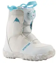 Burton Grom Boa Snowboard Boots 2023 Youth Kids 12C White Size 12 Kids Boot 12 c