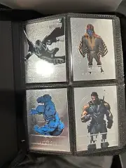 2023 2024 UD Fleer Ultra Marvel Wolverine Silver MEDALLION FULL Set 1-50