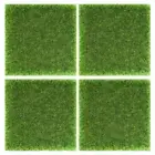 4Pcs Garden Lawn Fake Grass Artificial Grass Mat Lawn Decor Garden Balcony