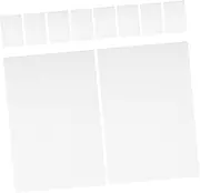 CIYODO Shrink Sheet for Craft Making 10pcs Heat Shrinkable Sheets Smooth Plastic for Kids Art DIY Supply Kindergarten