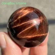 31mm+ 1pc Natural Red Tiger’s Eye Jasper sphere quartz crystal Ball healing 1pc