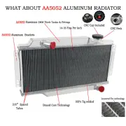2Row,Radiator FIT 64-78 Triumph Spitfire Mark III IV 1500 1.3/1.5 Petrol 42MM,MT (for: Triumph)