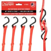 48” Adjust-A-Strap Rubber-Free Poly Bungee w Reinforced Holes to Adjust Size,...