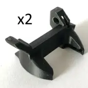 2 x Prusa i3 MK3S+ Fan Nozzle Shroud printed in ABS