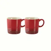 Baccarat Le Connoisseur Set of 2 Espresso Cups 90ml 6X6cm - Red