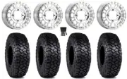Method 412 Bdlk 15" Wheels Raw 30" Intersect Tires Can-Am Renegade Outlander
